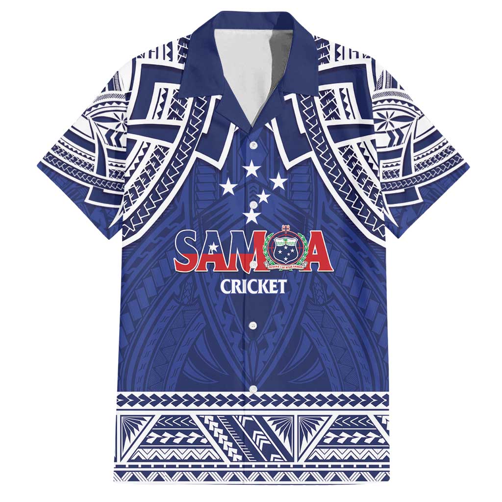Custom Samoa Cricket Family Matching Off Shoulder Maxi Dress and Hawaiian Shirt Go Champions Samoan - Polynesian Pride