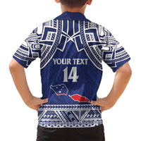 Custom Samoa Cricket Family Matching Puletasi and Hawaiian Shirt Go Champions Samoan - Polynesian Pride