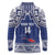 Custom Samoa Cricket Long Sleeve Polo Shirt Go Champions Samoan - Polynesian Pride