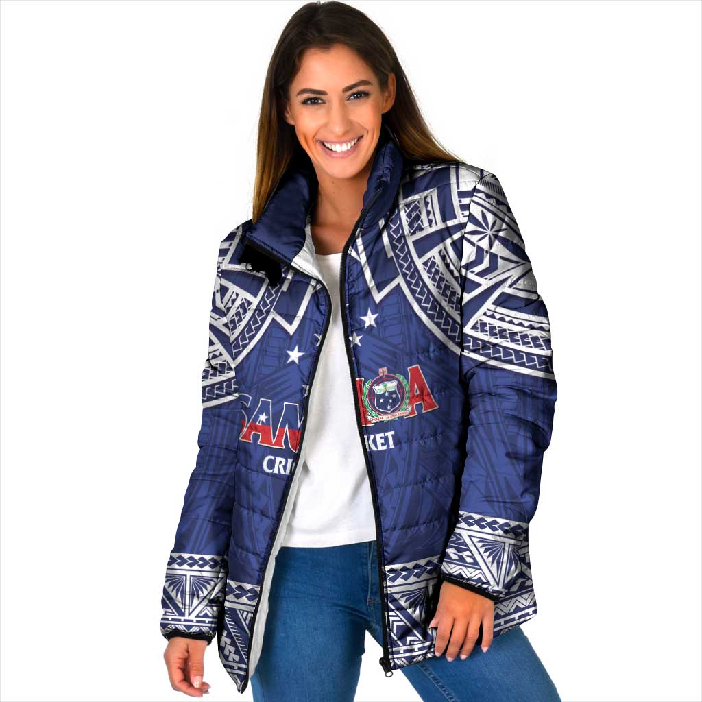 Custom Samoa Cricket Padded Jacket Go Champions Samoan - Polynesian Pride