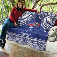 Custom Samoa Cricket Quilt Go Champions Samoan - Polynesian Pride
