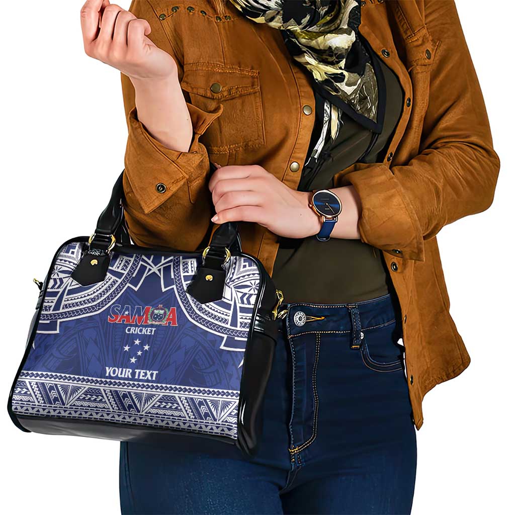 Custom Samoa Cricket Shoulder Handbag Go Champions Samoan - Polynesian Pride