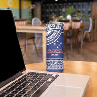 Custom Samoa Cricket Skinny Tumbler Go Champions Samoan - Polynesian Pride