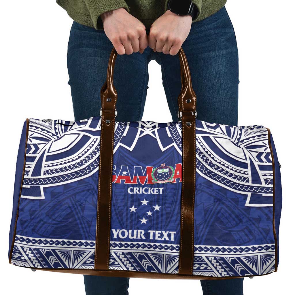 Custom Samoa Cricket Travel Bag Go Champions Samoan - Polynesian Pride
