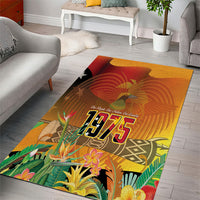 Papua New Guinea Independence Day Area Rug One People One Nation One Country