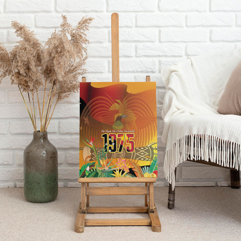 Papua New Guinea Independence Day Canvas Wall Art One People One Nation One Country