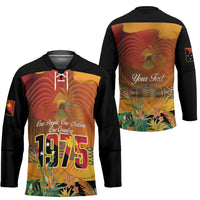Personalised Papua New Guinea Independence Day Hockey Jersey One People One Nation One Country