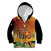 Personalised Papua New Guinea Independence Day Kid Hoodie One People One Nation One Country