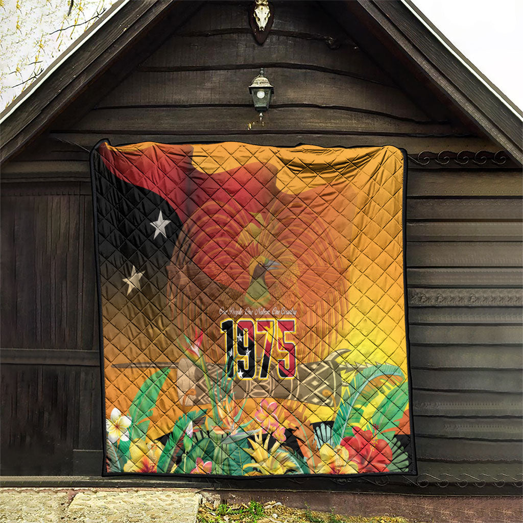 Papua New Guinea Independence Day Quilt One People One Nation One Country