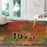 Papua New Guinea Independence Day Round Carpet One People One Nation One Country