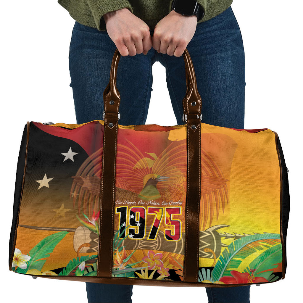 Papua New Guinea Independence Day Travel Bag One People One Nation One Country
