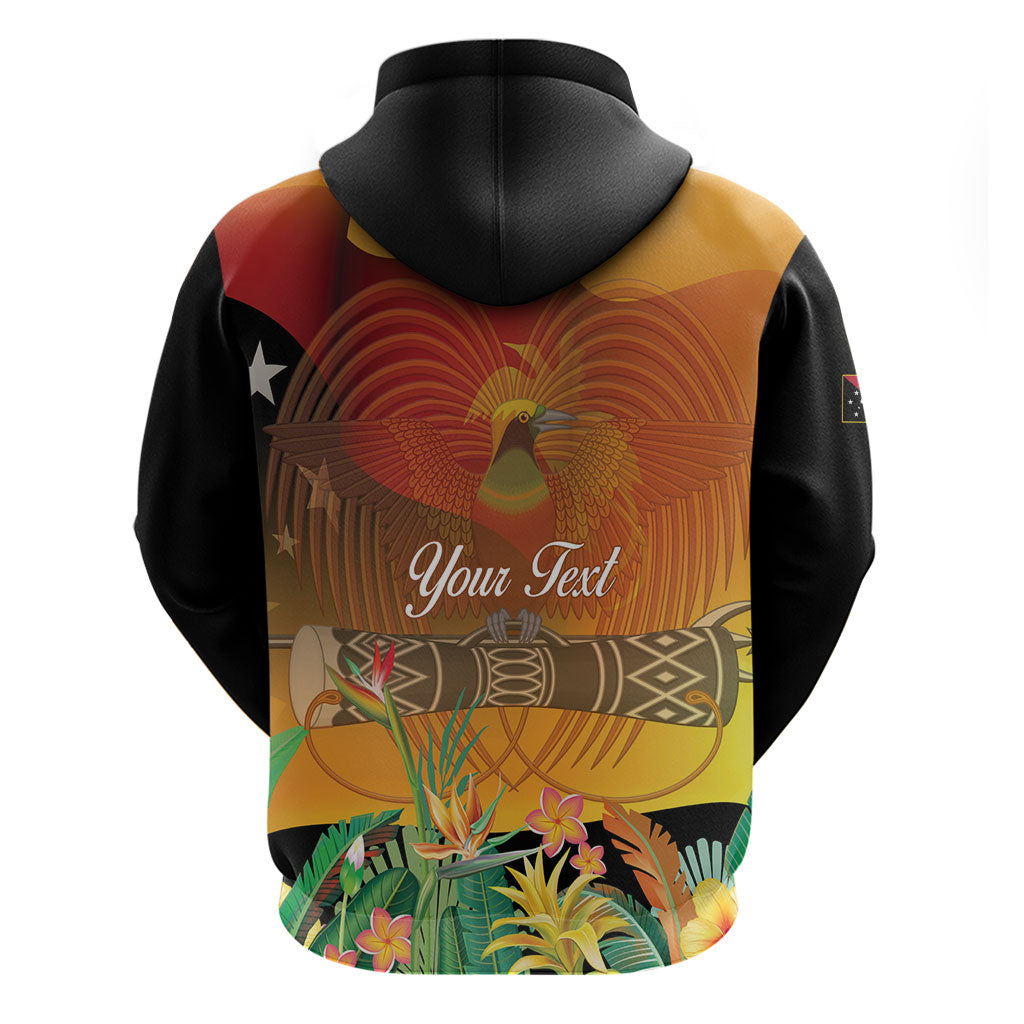 Personalised Papua New Guinea Independence Day Zip Hoodie One People One Nation One Country