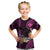 Hawaii Kid T Shirt Pray For Maui Hawaiian Plumeria Be Strong Pink Verison LT14 Pink - Polynesian Pride