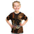 Hawaii Kid T Shirt Pray For Maui Hawaiian Plumeria Be Strong Gold Verison LT14 Gold - Polynesian Pride