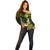 Personalised Hawaii Off Shoulder Sweater Pray For Maui Hawaiian Plumeria Be Strong Reggae Verison LT14 - Polynesian Pride