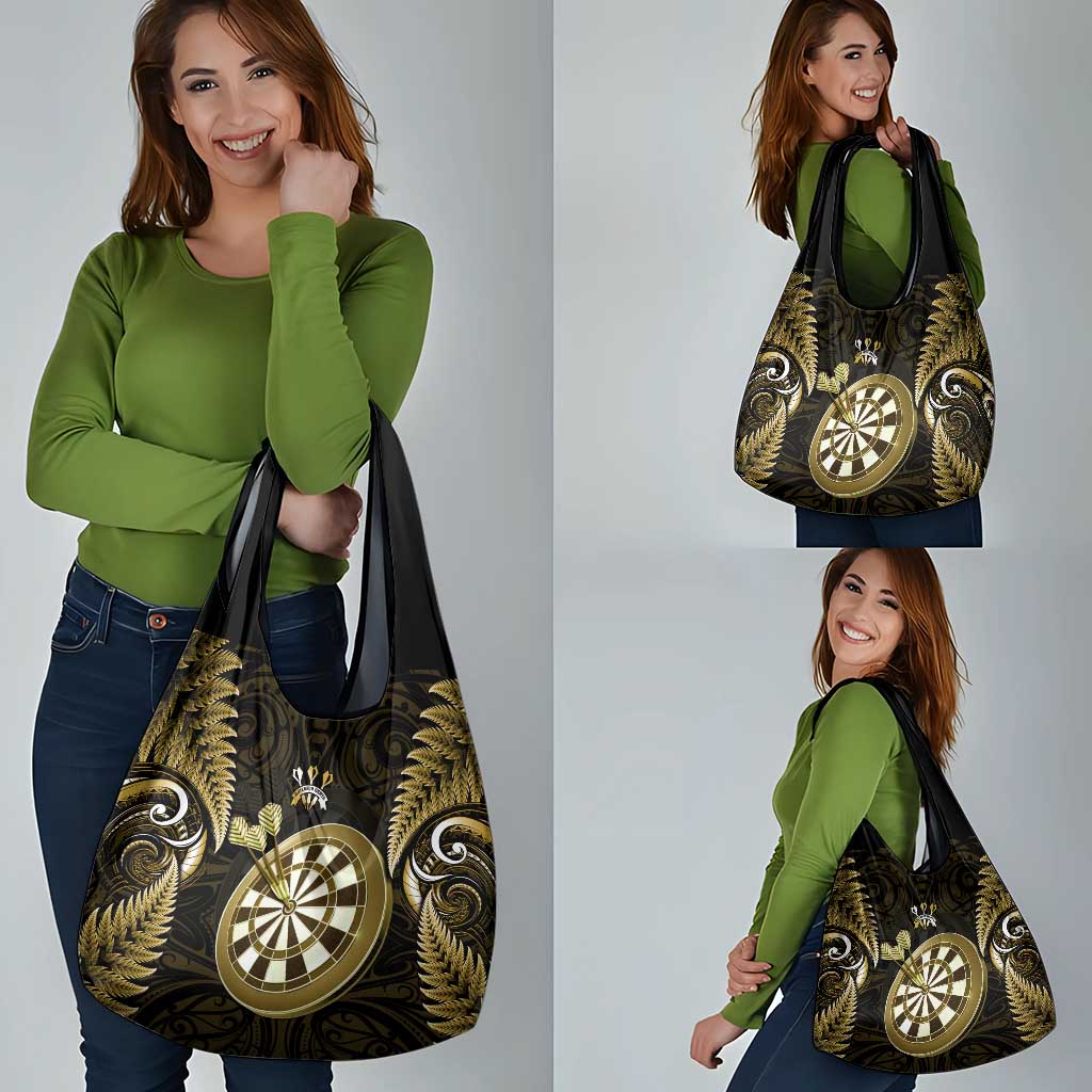 New Zealand Darts Grocery Bag Happiness Is A Tight Threesome Maori Gold