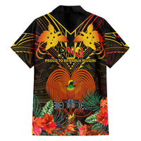 Papua New Guinea Western Province Kid Hawaiian Shirt Papua Niugini Coat Of Arms With Flag Style LT14 - Polynesian Pride