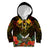 Papua New Guinea Western Province Kid Hoodie Papua Niugini Coat Of Arms With Flag Style LT14 Hoodie Black - Polynesian Pride