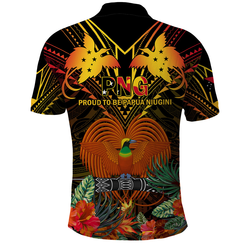 Papua New Guinea Manus Province Polo Shirt Papua Niugini Coat Of Arms With Flag Style LT14 - Polynesian Pride