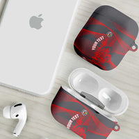 Custom New Caledonia Football AirPods Case Allez Les Cagous Grey Version - Polynesian Pride