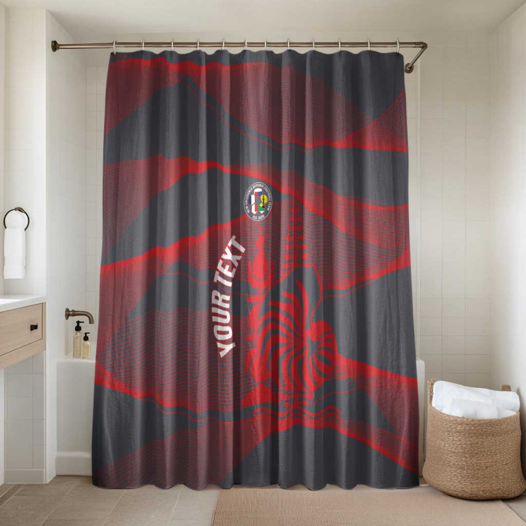 Custom New Caledonia Football Bathroom Set Allez Les Cagous Grey Version - Polynesian Pride