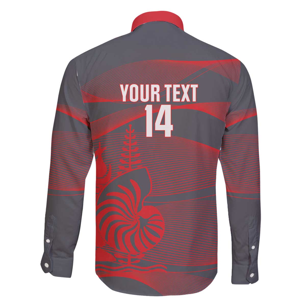 Custom New Caledonia Football Family Matching Off The Shoulder Long Sleeve Dress and Hawaiian Shirt Allez Les Cagous Grey Version - Polynesian Pride
