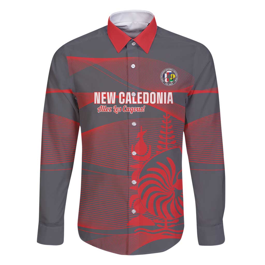 Custom New Caledonia Football Family Matching Tank Maxi Dress and Hawaiian Shirt Allez Les Cagous Grey Version - Polynesian Pride