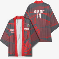 Custom New Caledonia Football Kimono Allez Les Cagous Grey Version - Polynesian Pride