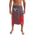 Custom New Caledonia Football Lavalava Allez Les Cagous Grey Version - Polynesian Pride
