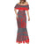 Custom New Caledonia Football Mermaid Dress Allez Les Cagous Grey Version - Polynesian Pride