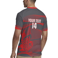 Custom New Caledonia Football Rugby Jersey Allez Les Cagous Grey Version - Polynesian Pride