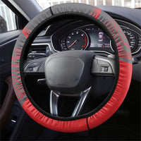 New Caledonia Football Steering Wheel Cover Allez Les Cagous Grey Version LT14 - Polynesian Pride