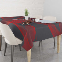 Custom New Caledonia Football Tablecloth Allez Les Cagous Grey Version - Polynesian Pride