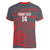 Custom New Caledonia Football Women V-Neck T-Shirt Allez Les Cagous Grey Version - Polynesian Pride