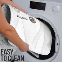 Custom New Caledonia Football Bathroom Set Allez Les Cagous White Version - Polynesian Pride