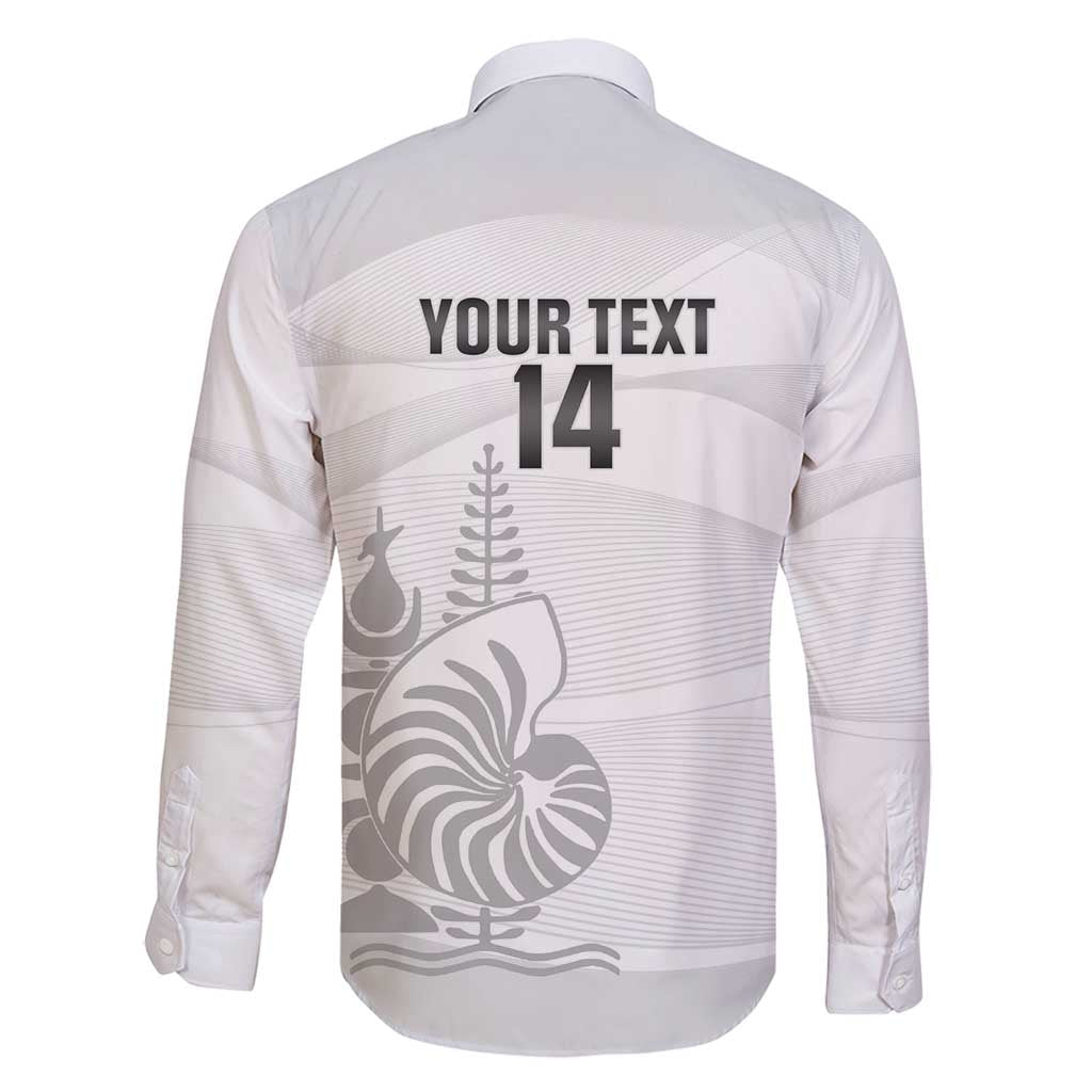 Custom New Caledonia Football Family Matching Puletasi and Hawaiian Shirt Allez Les Cagous White Version - Polynesian Pride