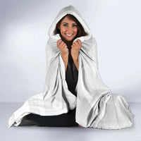 Custom New Caledonia Football Hooded Blanket Allez Les Cagous White Version - Polynesian Pride