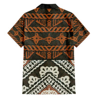 Bula Fiji Tapa Family Matching Puletasi and Hawaiian Shirt Fijian Masi Vintage Vibes LT14 - Polynesian Pride