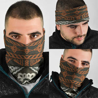Bula Fiji Tapa Neck Gaiter Fijian Masi Vintage Vibes - Polynesian Pride