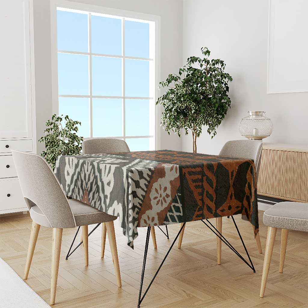 Bula Fiji Tapa Tablecloth Fijian Masi Vintage Vibes - Polynesian Pride