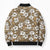 Kuvui Bula Fiji Bomber Puffer Jacket Fijian Tapa Seamless Hibiscus - Polynesian Pride