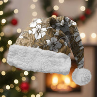 Kuvui Bula Fiji Christmas Santa Hat Fijian Tapa Seamless Hibiscus - Polynesian Pride