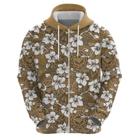 Kuvui Bula Fiji Hoodie Fijian Tapa Seamless Hibiscus - Polynesian Pride