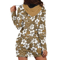 Kuvui Bula Fiji Hoodie Dress Fijian Tapa Seamless Hibiscus LT14 - Polynesian Pride
