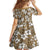 Kuvui Bula Fiji Kid Short Sleeve Dress Fijian Tapa Seamless Hibiscus - Polynesian Pride