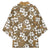 Kuvui Bula Fiji Kimono Fijian Tapa Seamless Hibiscus - Polynesian Pride
