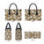Kuvui Bula Fiji Leather Bag Fijian Tapa Seamless Hibiscus - Polynesian Pride