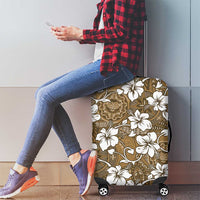 Kuvui Bula Fiji Luggage Cover Fijian Tapa Seamless Hibiscus - Polynesian Pride