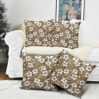Kuvui Bula Fiji Pillow Cover Fijian Tapa Seamless Hibiscus LT14 - Polynesian Pride