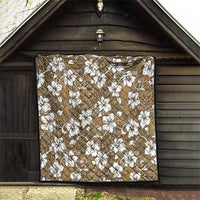 Kuvui Bula Fiji Quilt Fijian Tapa Seamless Hibiscus - Polynesian Pride